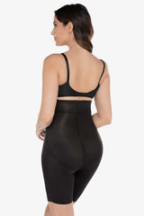 Hi Waist Long Leg Shaper Black | Miraclesuit