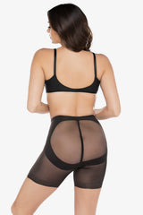Sheer Derriere X-Firm Lift Boyshort Black | Miraclesuit
