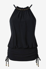 Babs Tankini Top in Boba Black | Miraclesuit