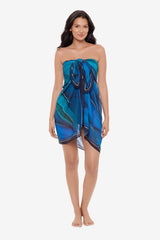 Pareo Cover Up in Maldiva Blue/Multi | Miraclesuit