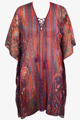 Dynasty Caftan Swim Cover Up Multi | Miraclesuit