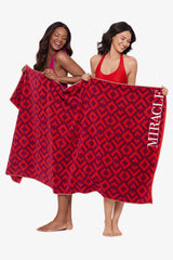 Beach Towel Geo Black/White | Miraclesuit