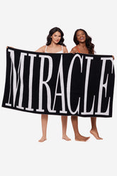 Beach Towel Miracle Black/White | Miraclesuit