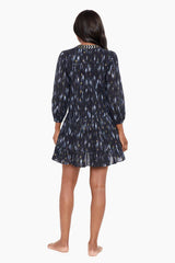 Bronze Reign Beach Dress Swim Cover Up Black/Multi | Miraclesuit
