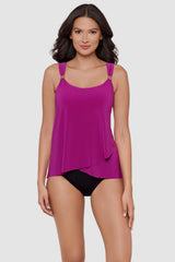 DD-Cup Dazzle Tankini Top Framboise | Miraclesuit