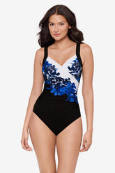 DDD-Cup Sanibel One Piece in Ombra Fiore Black/Multi | Miraclesuit