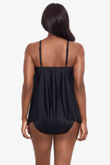 Cappadocia Peephole Tankini Top Black/Multi | Miraclesuit
