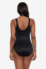 Sideswipe One Piece Swimsuit DD-Cup Black | Miraclesuit