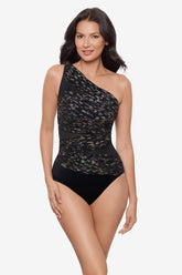 Jena One Piece in Sparkle Plenty Black/Multi | Miraclesuit