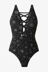 Magicsuit Lucky Stars Steffi Tummy Control Swimsuit Black/Gold | Miraclesuit