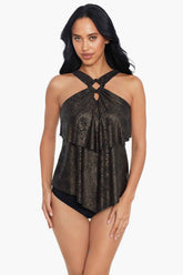 Magicsuit Xantu Carolina Tankini Black/Brown | Miraclesuit