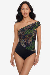 Magicsuit Nighthawk Goddess One Piece Swimsuit Black/Multi | Miraclesuit