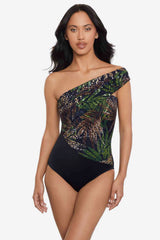 Magicsuit Nighthawk Goddess One Piece Swimsuit Black/Multi | Miraclesuit