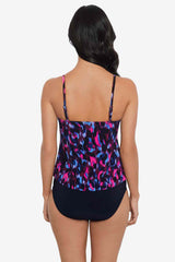 Magicsuit Cherry Bomb Rita Tankini Top Black/Multi | Miraclesuit