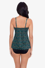 Bijoux Myrra Tankini Top Black/Multi | Miraclesuit