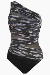 Bronze Reign Jena One Piece Swimsuit Black/Multi | Miraclesuit