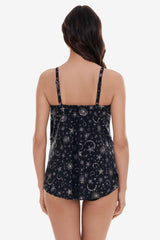 Grace Tankini Top in Lucky Stars Black/Gold | Miraclesuit