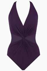 Illusionists Wrapture One Piece Swimsuit Sangria | Miraclesuit