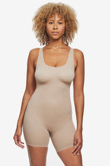 Iconic Core Mid-Thigh Bodysuit with Rear Lift Black | Miraclesuit