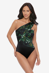 Magicsuit Palmetto Goddess One Piece Swimsuit Green/Multi | Miraclesuit