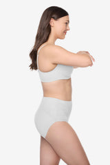 TC Luxe Dreamer Modern Brief in Deep Black White | Miraclesuit