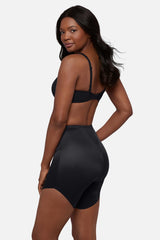 Showstopped Slanted Hem Shaping Short Black | Miraclesuit