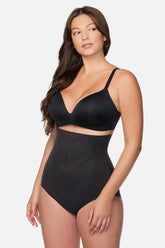 TC Iconic Core Extra Firm High Waist Shaping Brief Black | Miraclesuit