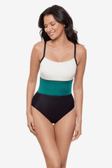 Trifecta One Piece in Spectra Blue/Black | Miraclesuit
