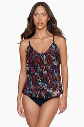 Magicsuit Queen Cobra Chloe Tankini Black/Brown | Miraclesuit