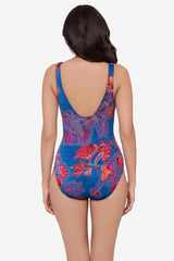 Swizzle One Piece Swimsuit in Decoupage Multi | Miraclesuit