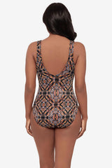 Escape One Piece Swimsuit in Scandale Black/Multi | Miraclesuit