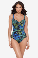 Escape One Piece Swimsuit in Gasparilla Black/Multi | Miraclesuit