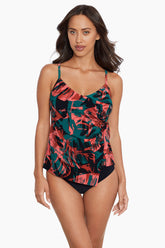 Magicsuit Livin Lush Carma Tankini Black/Multi | Miraclesuit