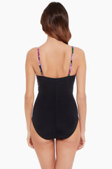 Magicsuit New Romantic Louise One Piece Swimsuit Black/Multi | Miraclesuit