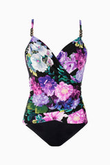 Magicsuit New Romantic Louise One Piece Swimsuit Black/Multi | Miraclesuit