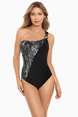 Amoressa Into The Mystic Cassandra One Piece Swimsuit Black | Miraclesuit