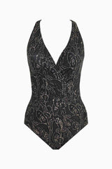 Sultana Wrapsody One Piece Swimsuit Black | Miraclesuit