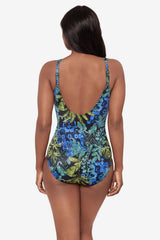 Oceanus One Piece Swimsuit in Gasparilla Black/Multi | Miraclesuit