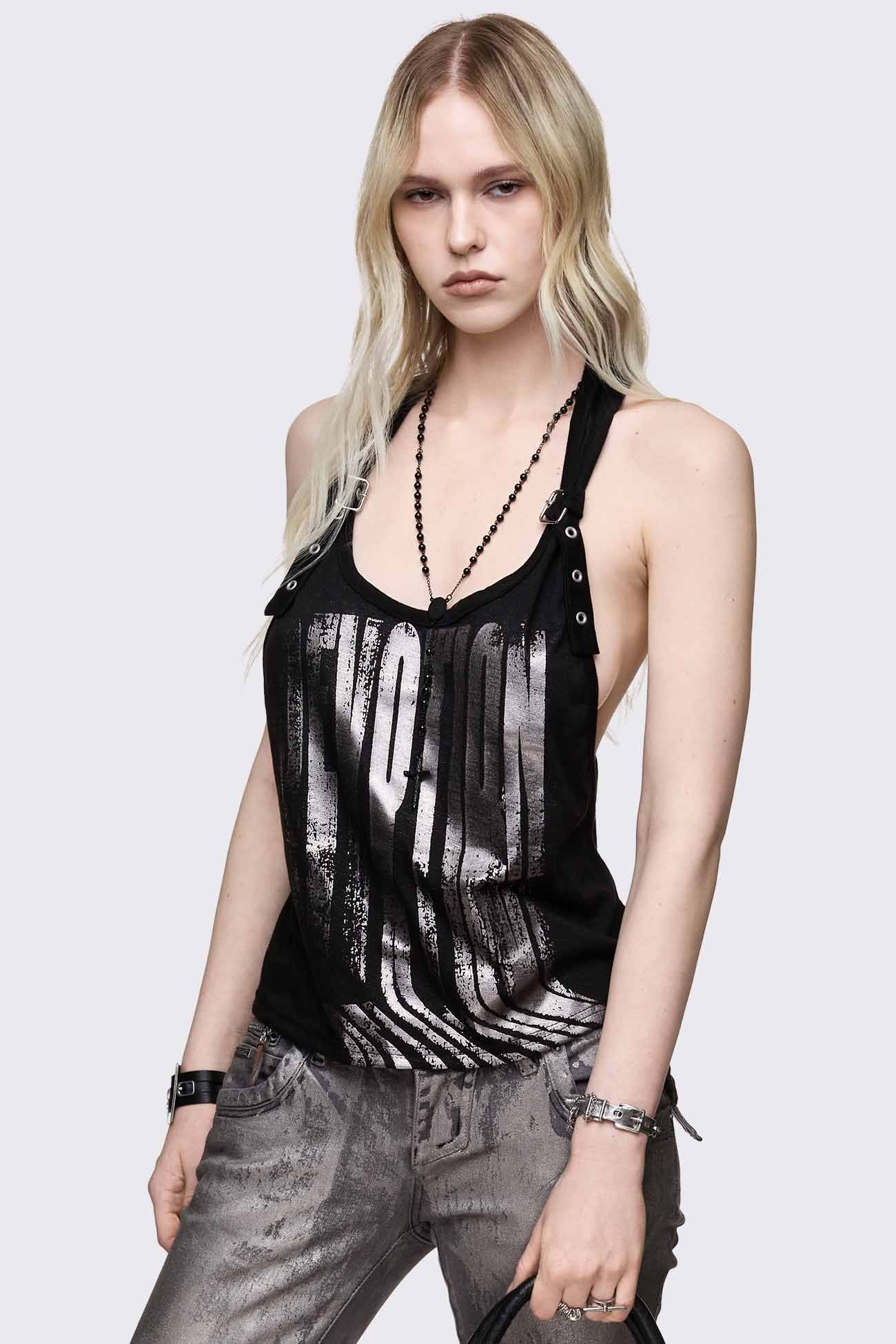 Minga London Devotion Foil Tank Top