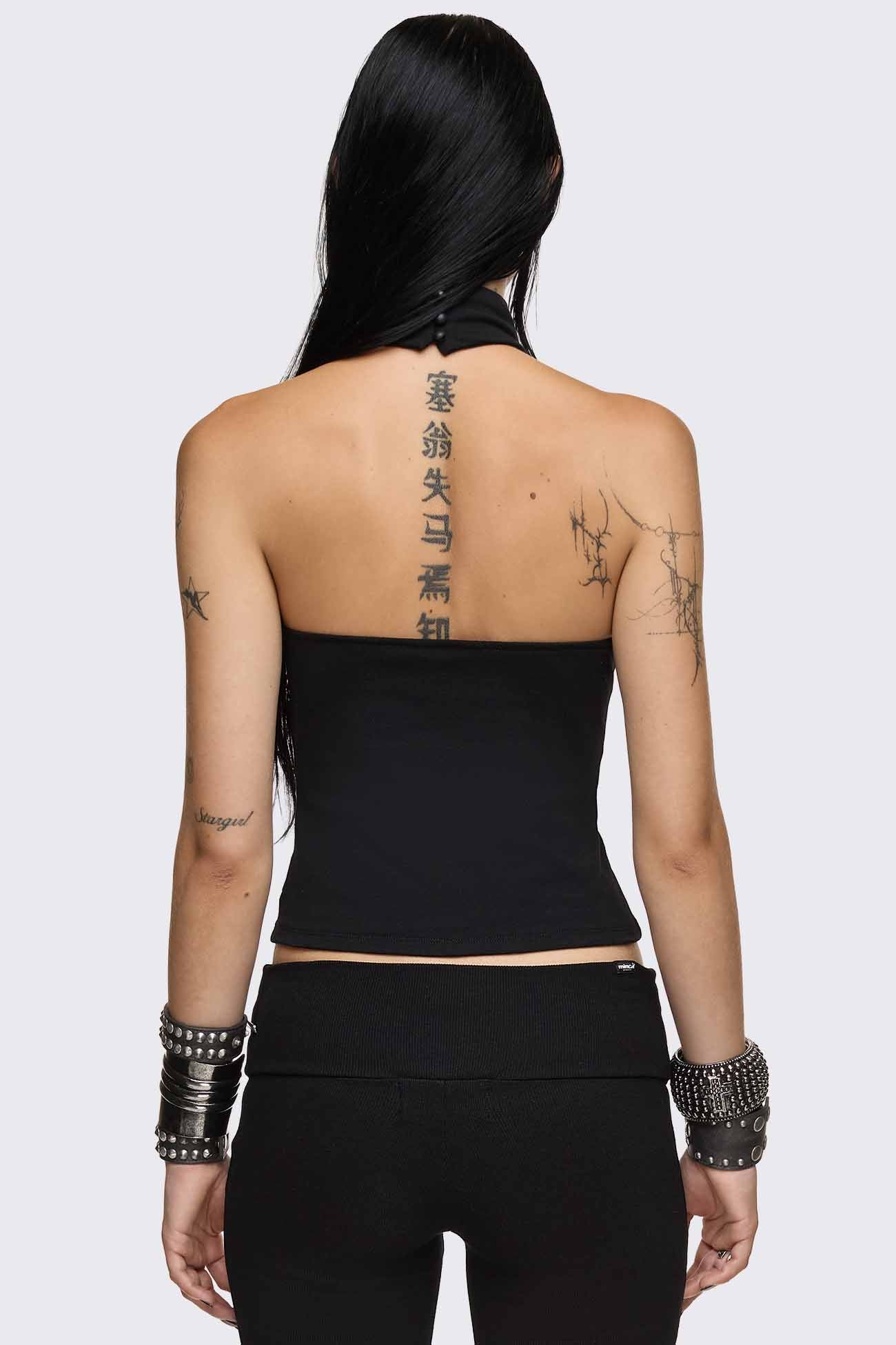 Minga London Corsair Military Halter Top