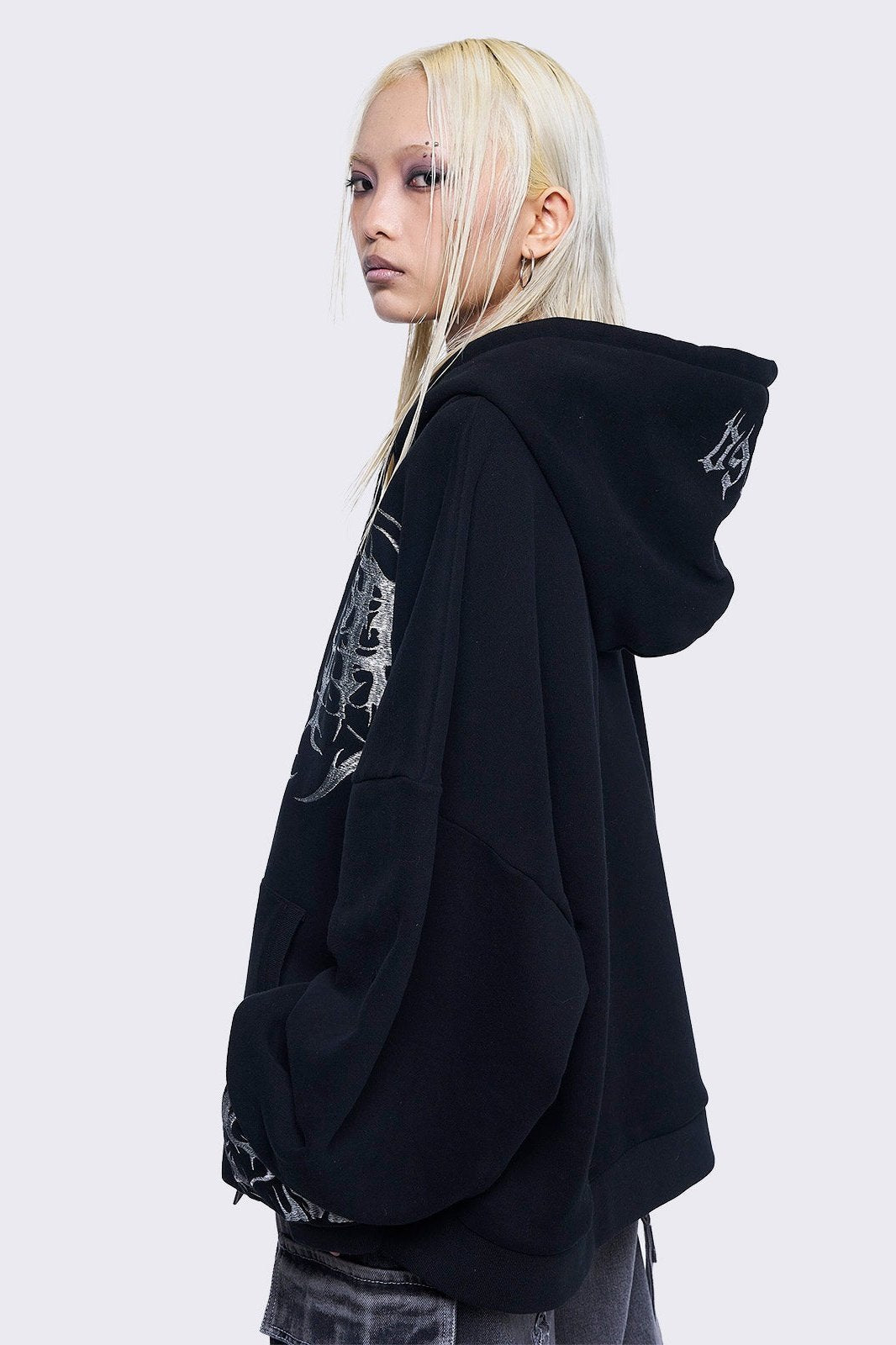 Minga London Venom Zip Up Hoodie