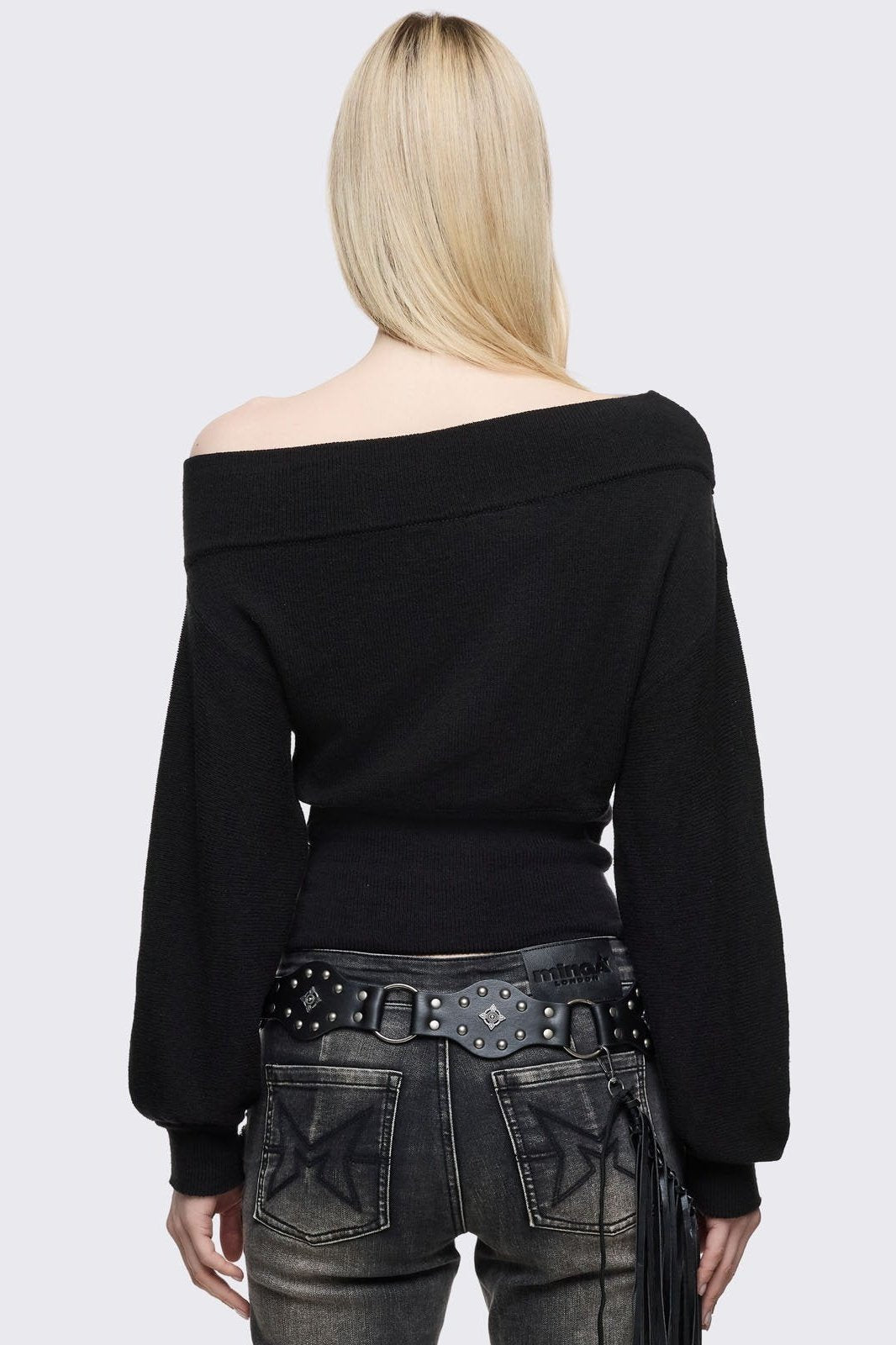 Minga London Grace Off-Shoulder Sweater