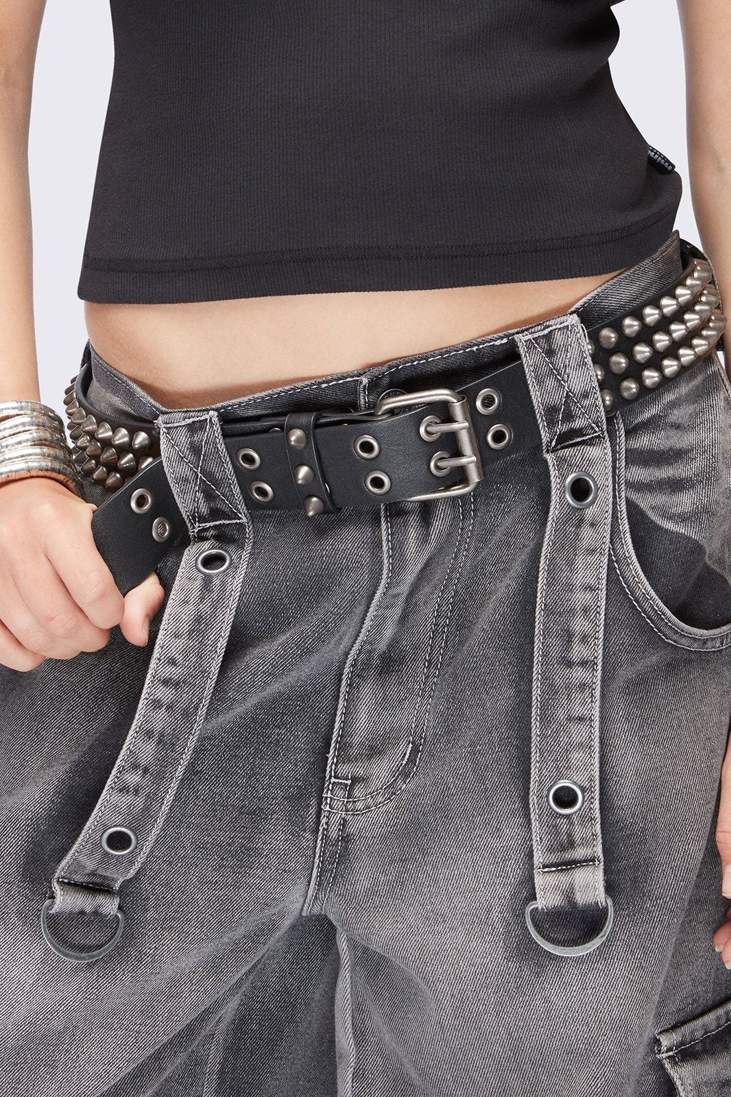 Minga London Brutal Spike Studded Belt