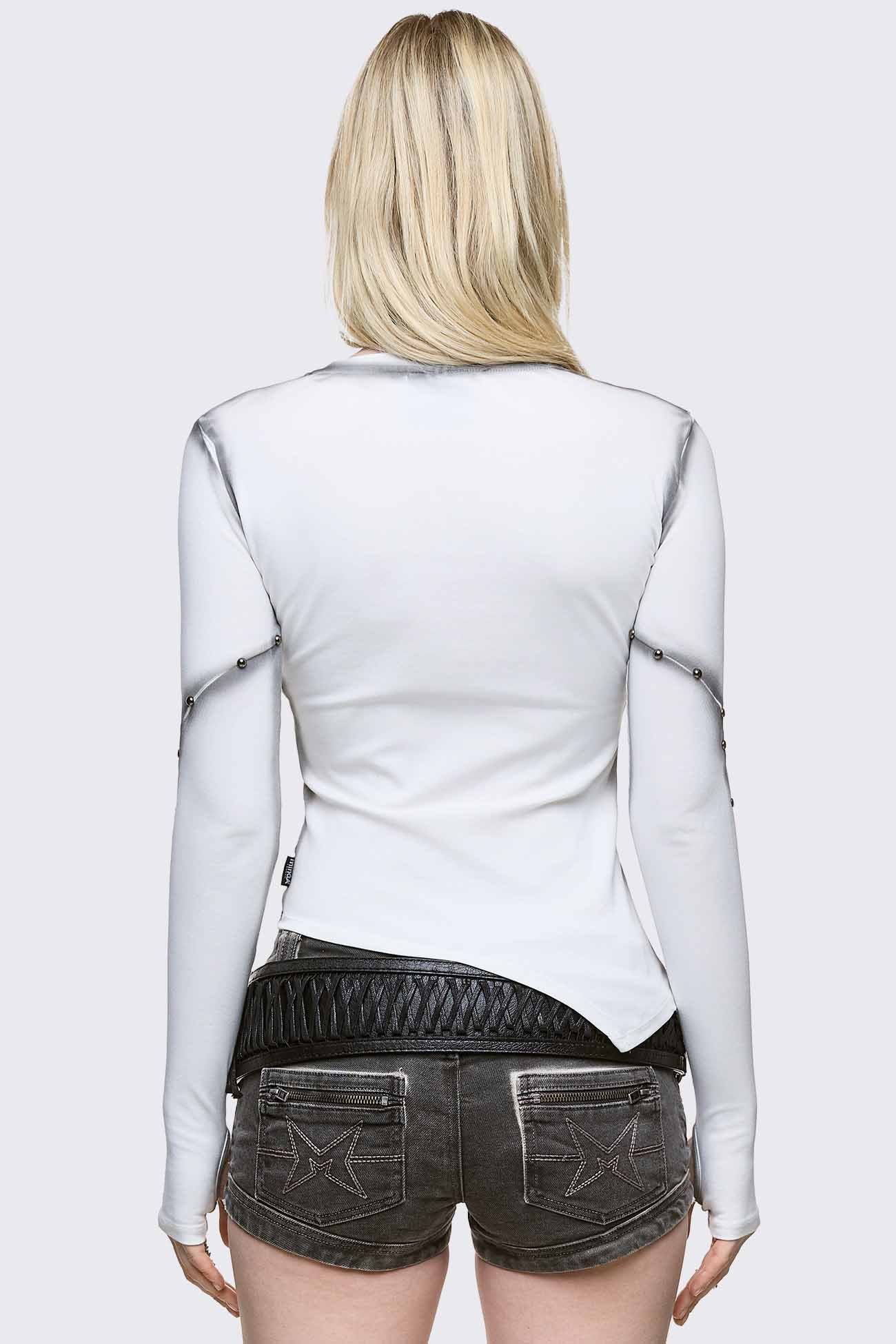Minga London Trixx Cut-Out Top