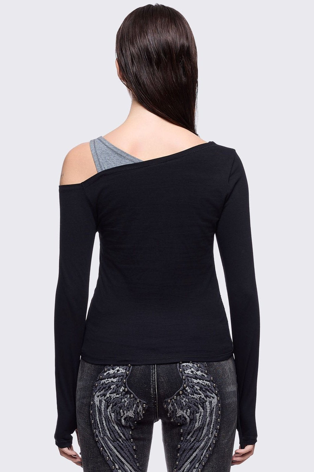 Minga London One Eye Open Slashed Top