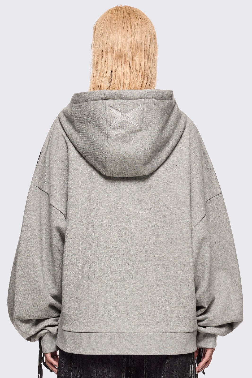 Minga London Mia Grey Zip Up Hoodie