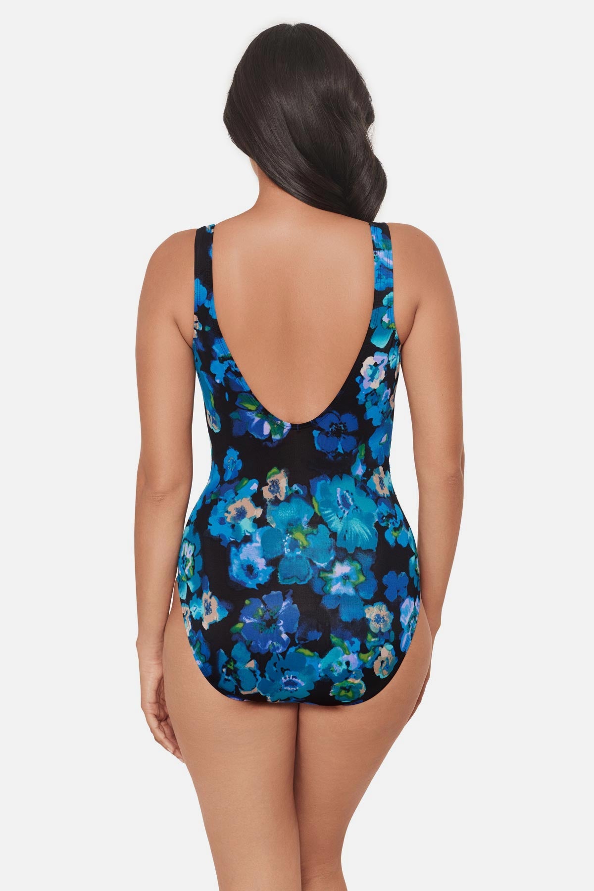 Circe One Piece in Secret Garden Black/Multi | Miraclesuit