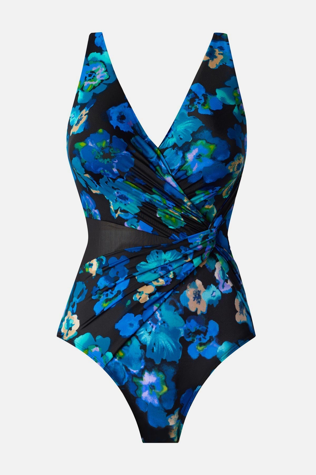 Circe One Piece in Secret Garden Black/Multi | Miraclesuit
