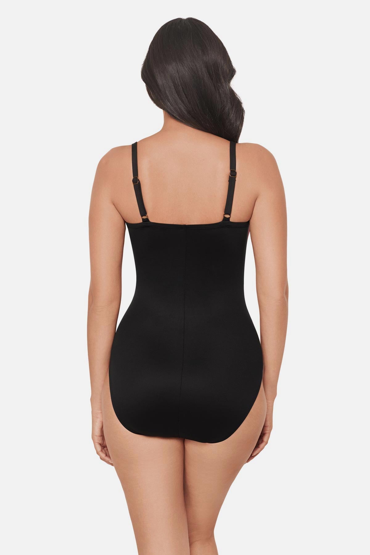 Starr One Piece in Petali Rosa Black/Multi | Miraclesuit