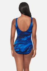 Its A Wrap One Piece in Stellar Nova Blue/Multi | Miraclesuit